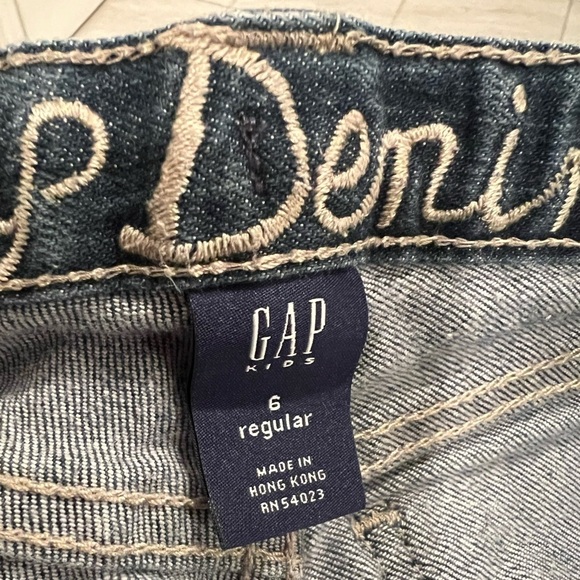 GAP DENIM little girls jean shorts/size 6 - Picture 4 of 5